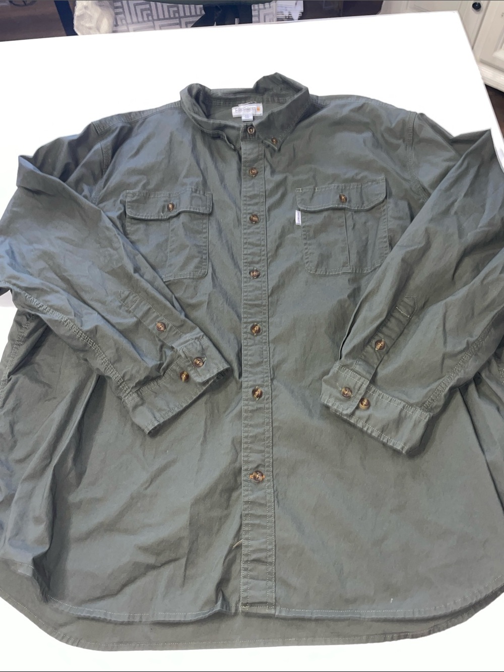 Carhartt relaxed fit button down 4XL shirt